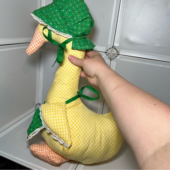 Mother Goose Handmade Plush 19" Stuffed Folk Art Animal Nursery Story Time - Picture 8 of 9